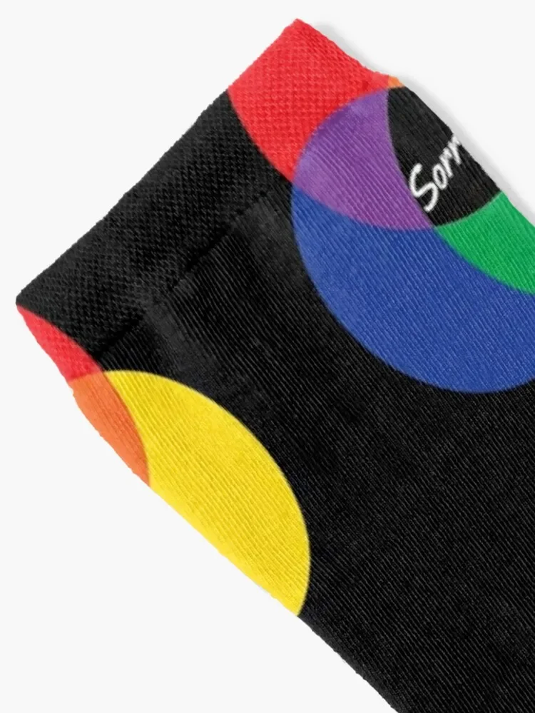 Sorry! You're Colorblind (Black) Socks luxury designer brand Socks Men's Women's