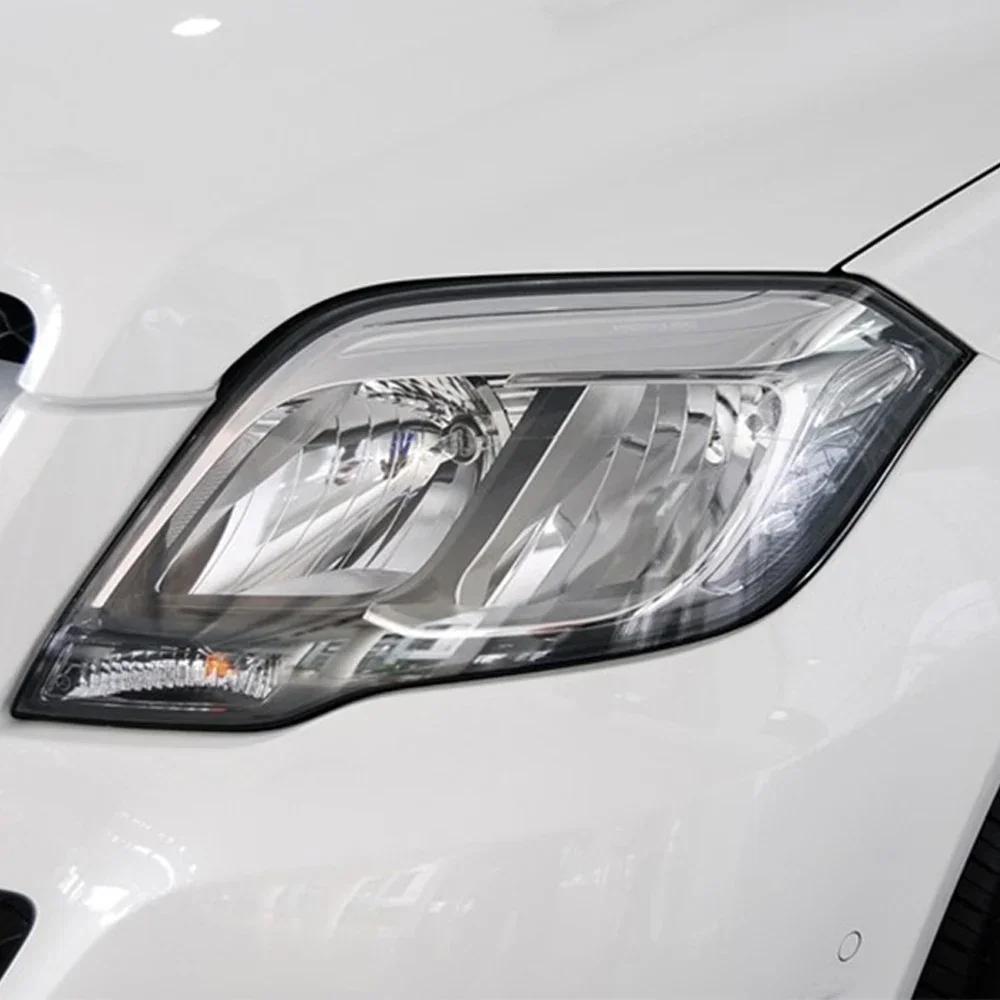 لمرسيدس بنز GLK X204 GLK200 GLK260 GLK300 GLK350 2013-2015 سيارة الزجاج غطاء المصباح كشافات عدسة قبعات عاكس الضوء قذيفة