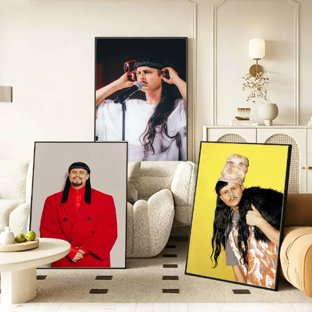 O-Oliver Tree Singer  Poster HD Self Adhesive Waterproof Wall Art Ideal for Home Office Dorm Gift