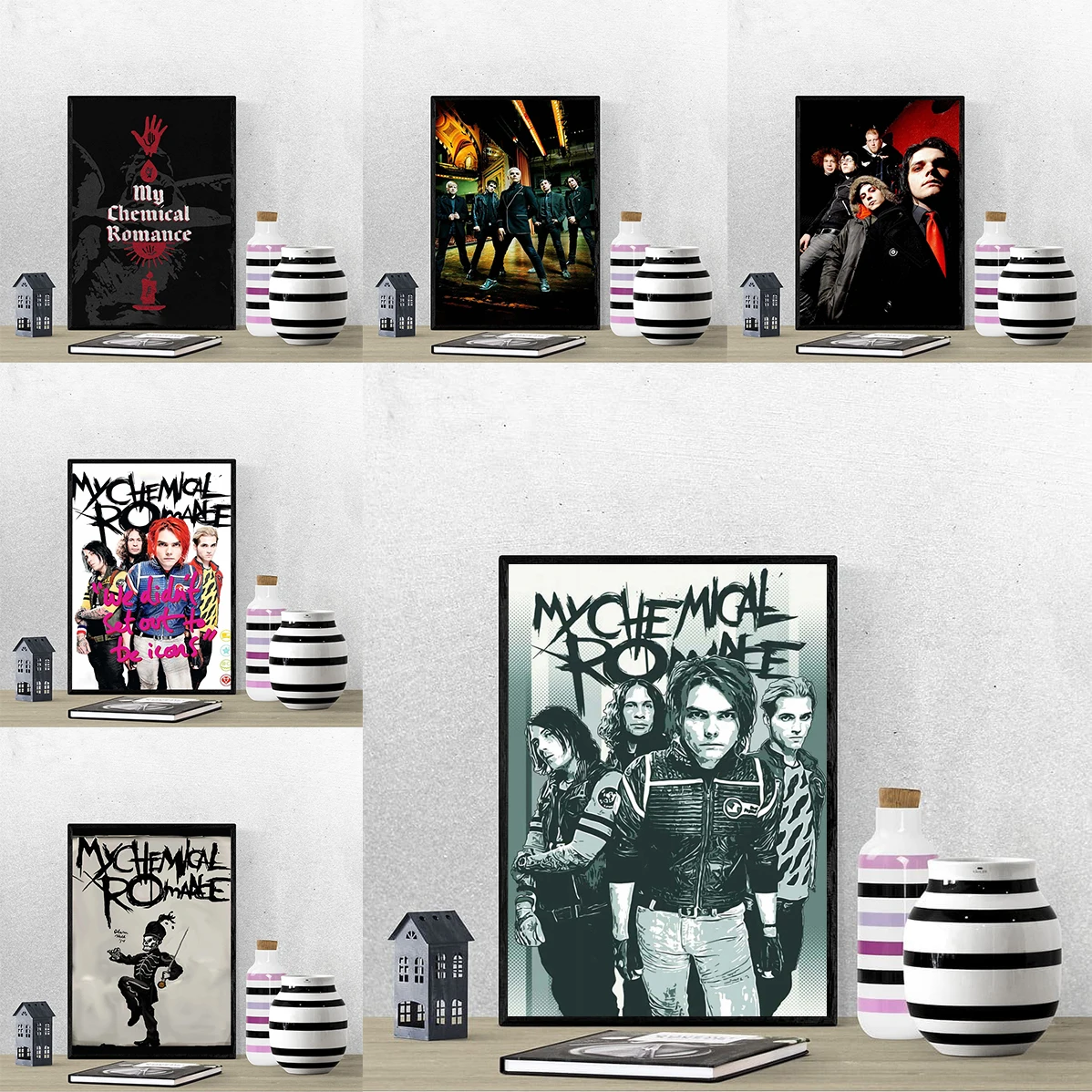 My C-Chemical R-Romance Band Good Quality Prints and Posters Tableau Decoration Mural Home Decor Painting Canvas Wall Art Poster