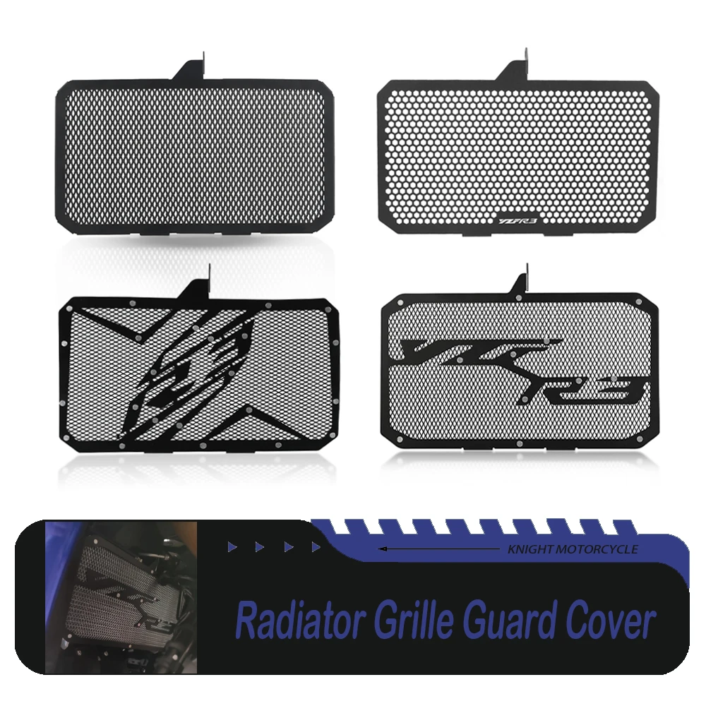 

Motorcycle YZF R3 Radiator Guard Grill Protector Cover For Yamaha YZFR3 YZF-R3 2015 2016 2017 2018 2019 2020 2021 2022 2023 2024