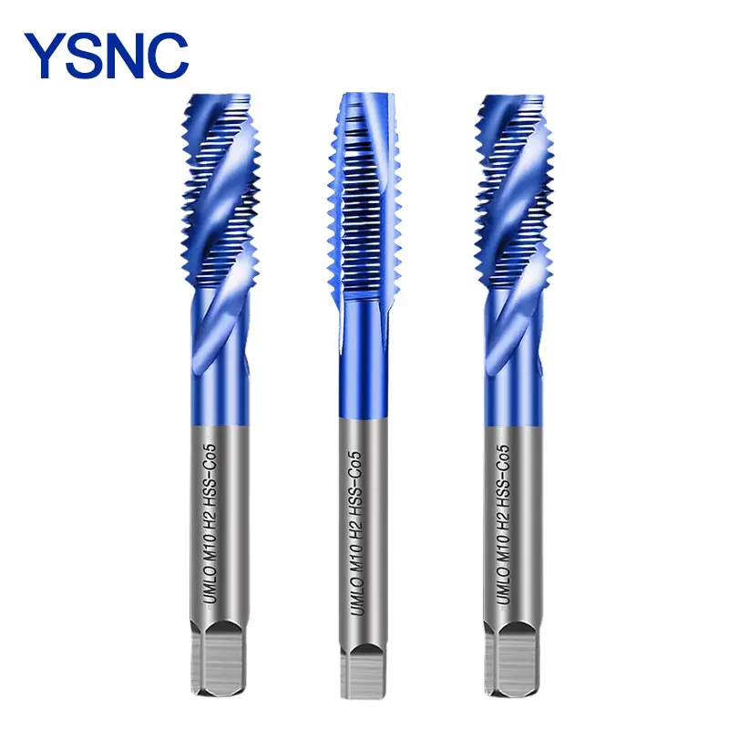 Machine Tap Metric Tip Spiral Tap Straight Groove Tapping Drill Bit M2 M3 M4 M5 M6 M8 M10 M12 M14 High-speed Steel with Cobalt