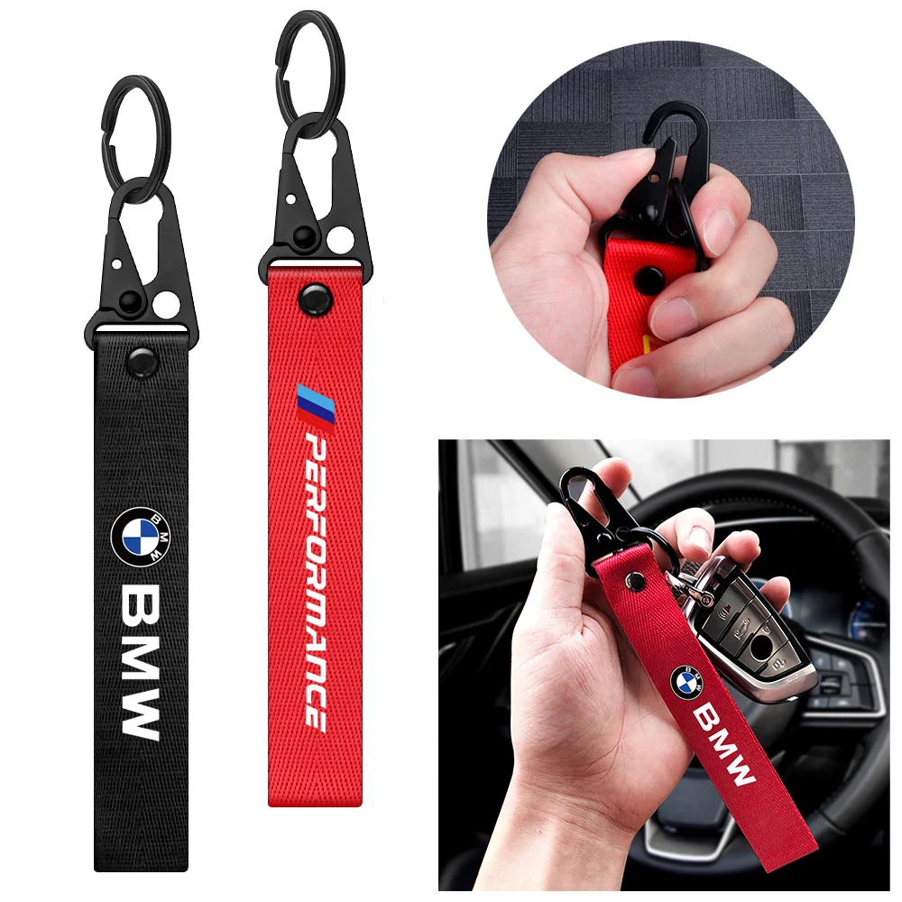 Car Badge Keychain Keyring Key Holder Logo Decoration Accessories For BMW M M3 M5 F10 F30 F20 E28 E36 E39 Performance X1 X5