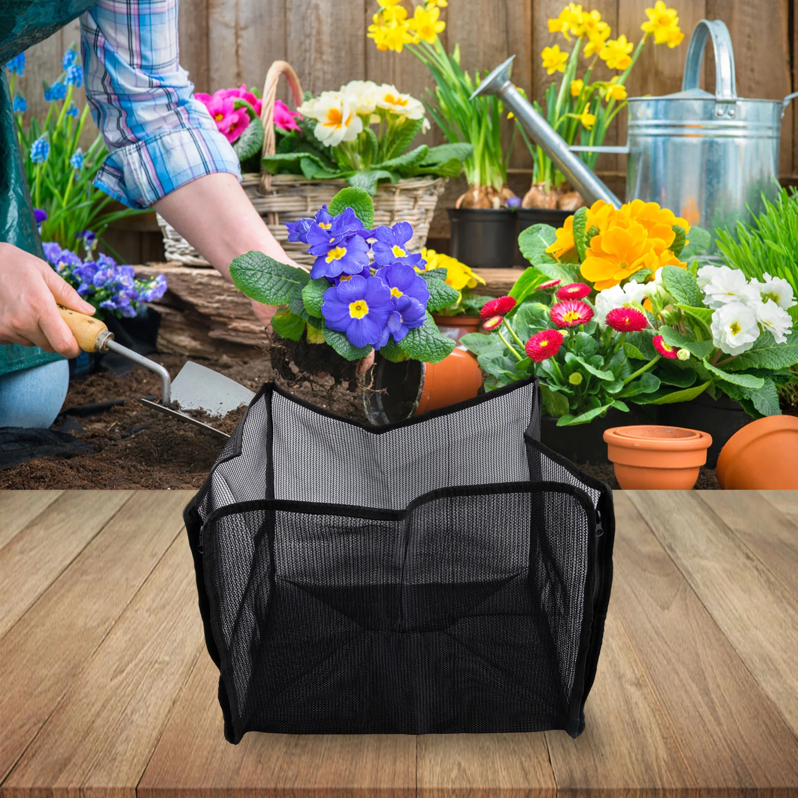 for mini Greenhouse Ecological Observation Shed Garden Protection Compact And Foldable Protective Sunshade 40 * 30 * 32cm