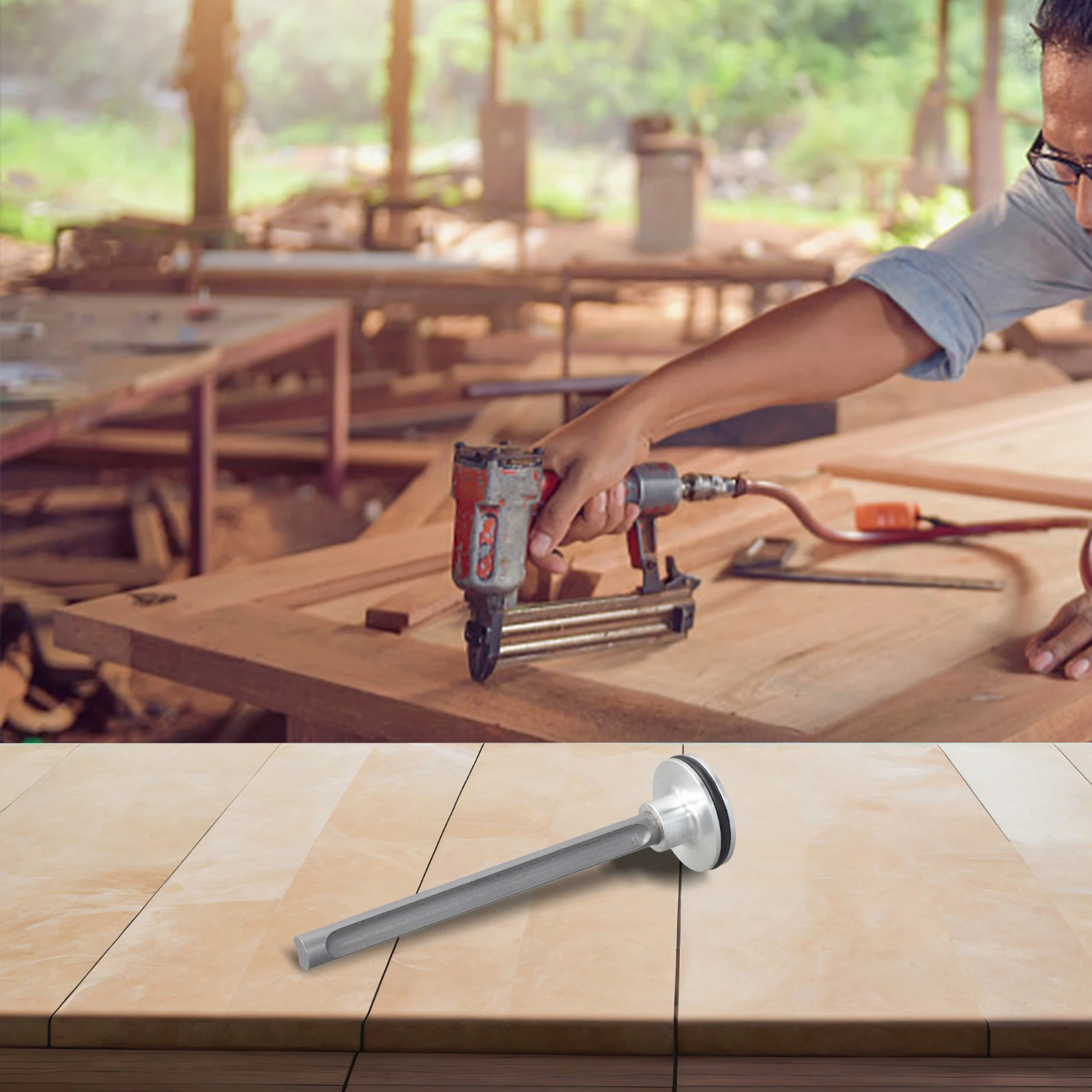 Driver de pistão para pregadores de bobina facilmente instalado, compatível com modelos NV45AB e NV45AB2 usando tecnologia O Ring