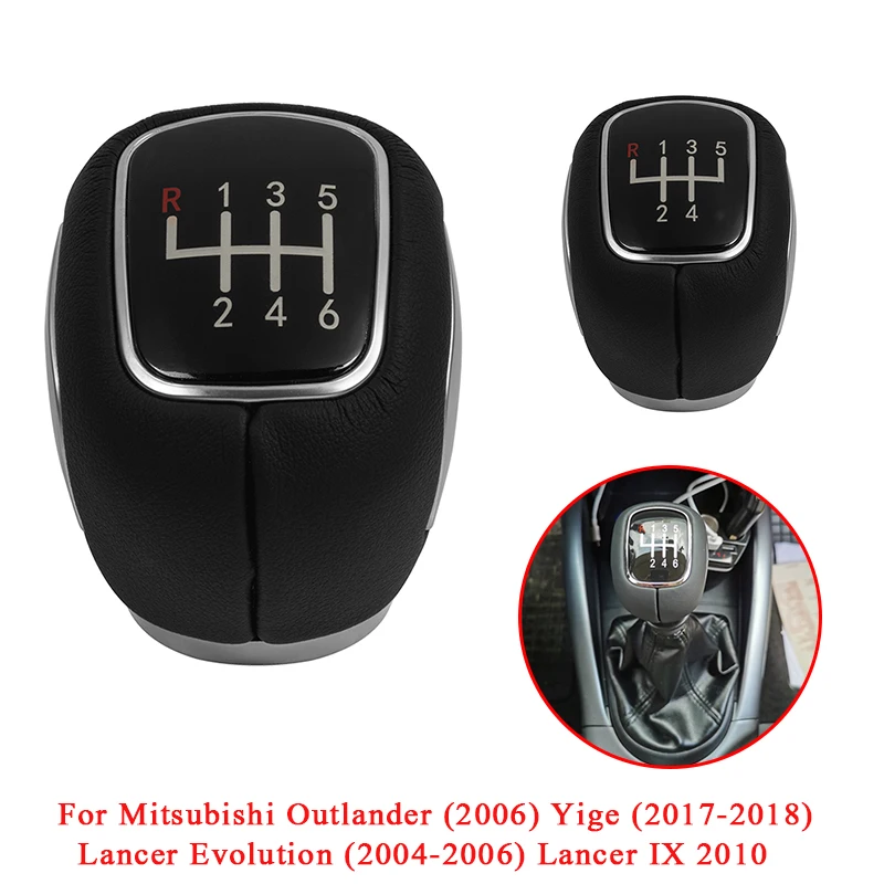 

Manual Transmission Gear Shift Lever Knob for Mitsubishi Outlander 2006 Lancer Evolution 2004-2006 Lancer 2010 Direct Fit