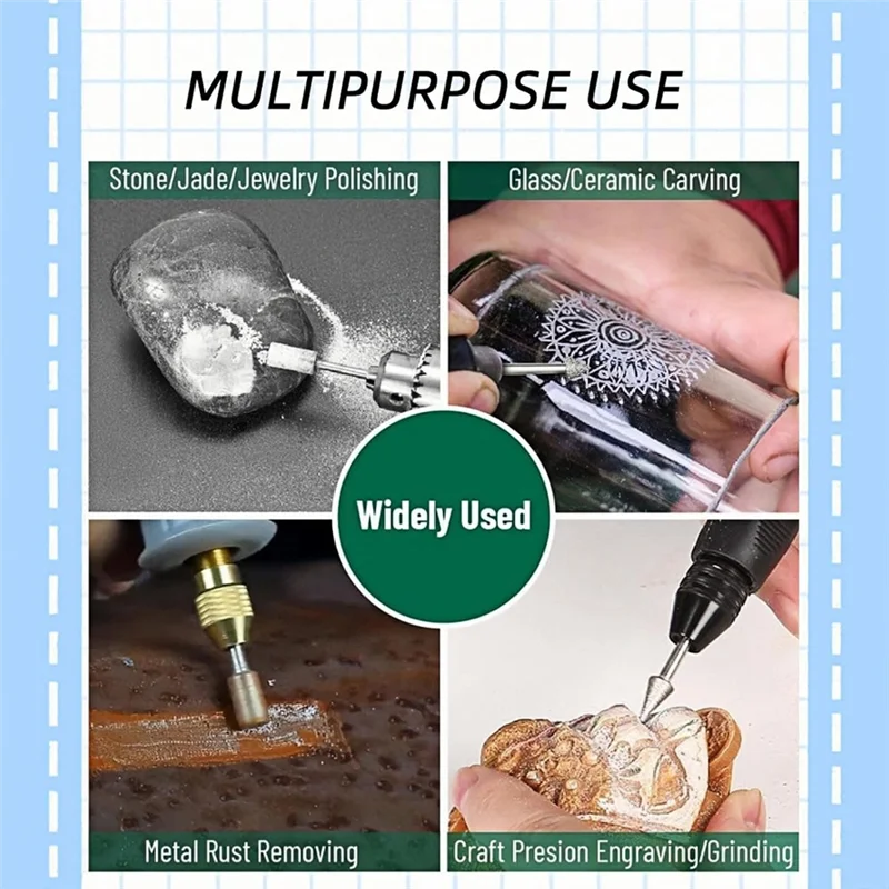 

ABFI, 20 шт., алмазные шлифовальные насадки, зернистость 120, 1/8 дюйма, набор борфрез с алмазным покрытием, подходит для большинства вращающихся инструментов, изготовления ювелирных изделий