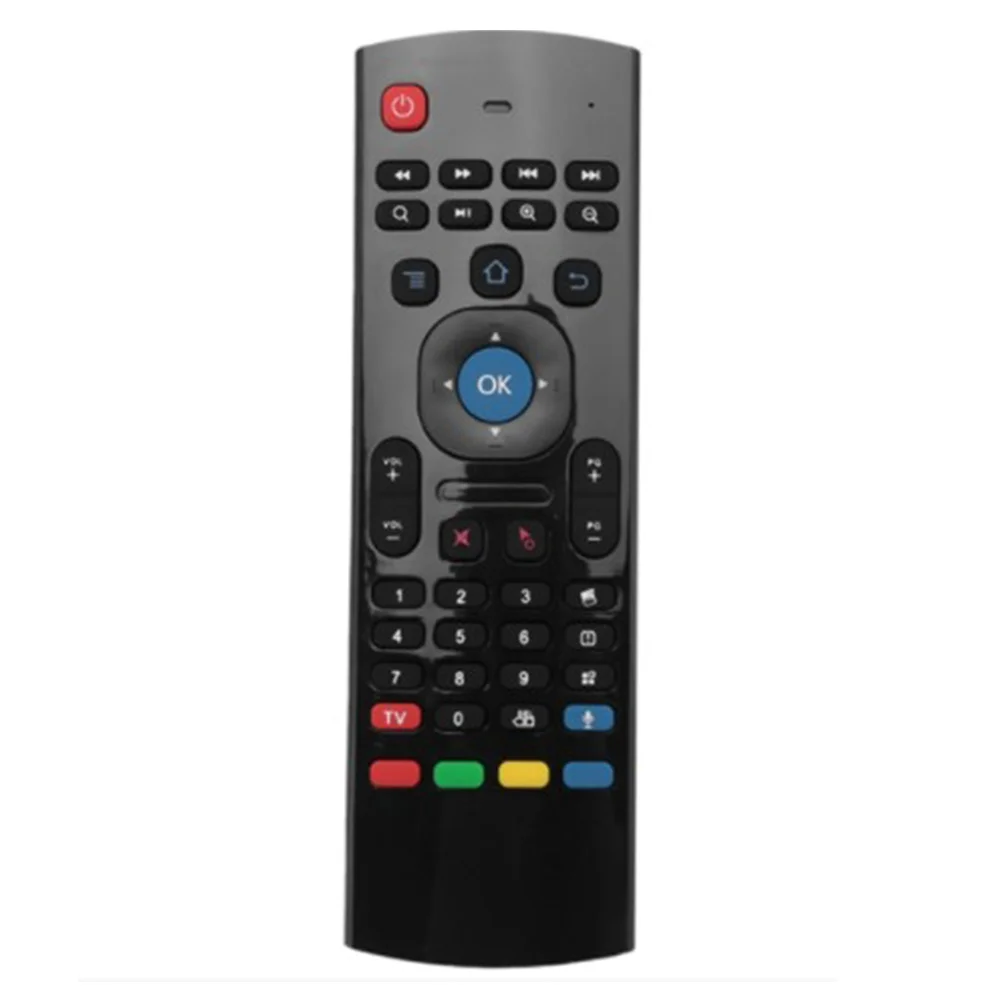 MX3 Air Mouse Control remoto por voz inteligente 2,4G RF teclado inalámbrico para X96 Mini KM9 A95X H96 MAX Android TV Box