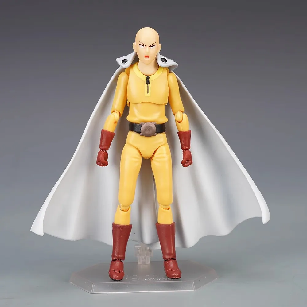 Anime One Punch Man Saitama Figma 310 PVC Action Figure Collectible Model Speelgoed Verjaardagscadeau 14 cm