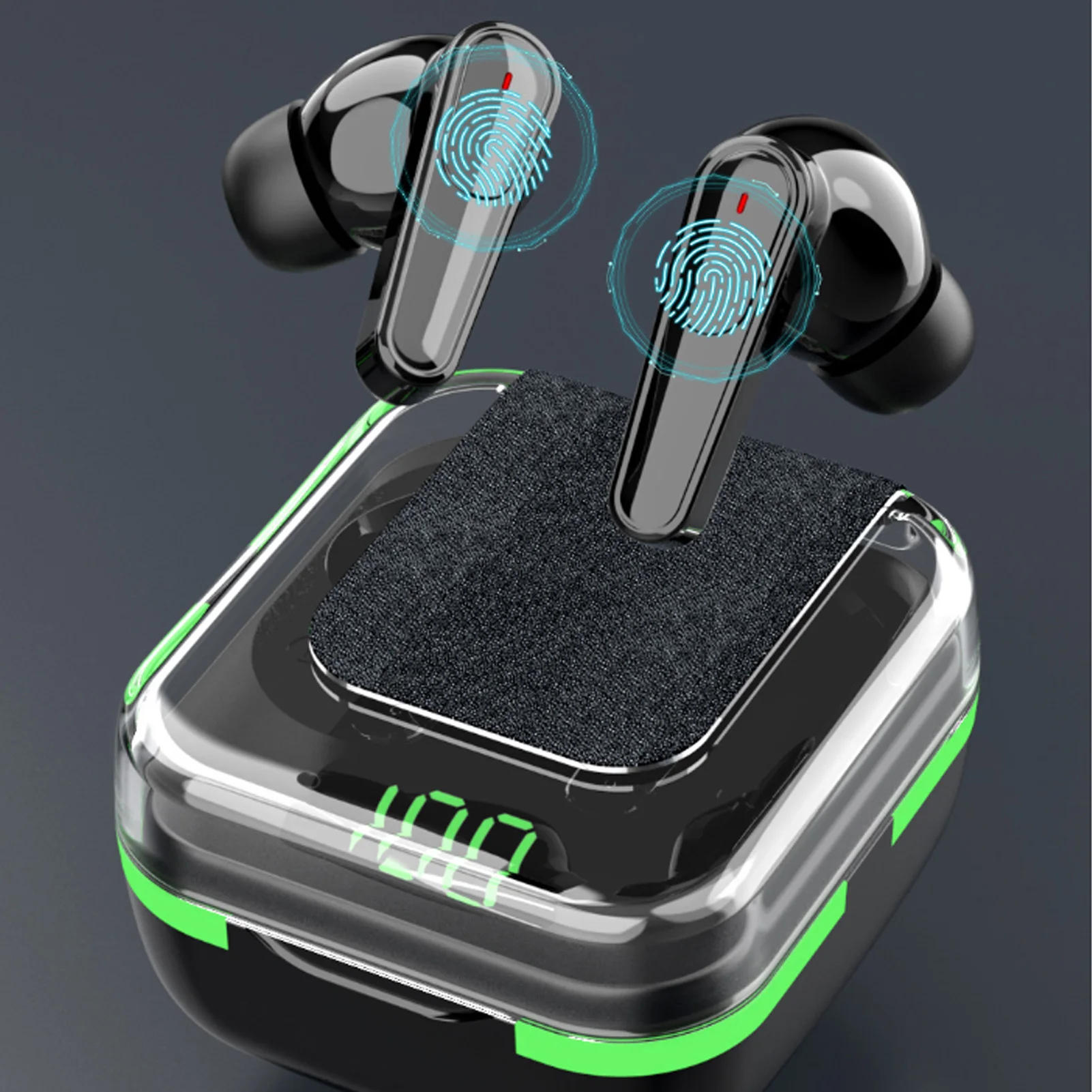 سماعات أذن للترجمة بالذكاء الاصطناعي 164 لغة في الوقت الحقيقي سماعات بلوتوث 5.4 مع تطبيق لتعلم الأعمال والسفر