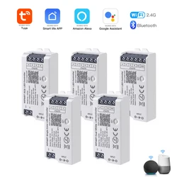 Smart Home RGB Led Controller,For Tuya LED Strip Controller,Wifi Switch for DC12-24V CCT RGBW LED Tape Bluetooth Control Dimmer