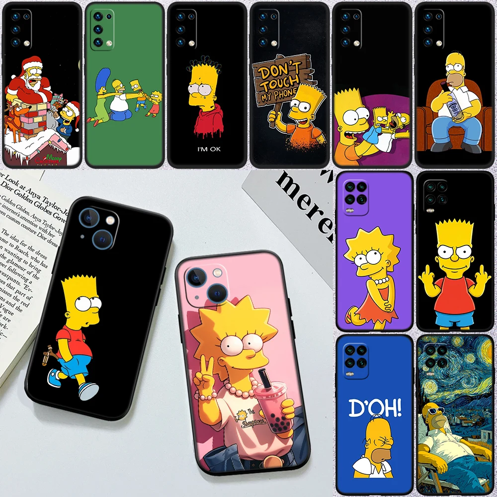 JF20 S-Simpsons Phone Case for Samsung Galaxy Note 10 20 S23 S24 S25 Ultra FE Plus Edge Lite A02S A35 A07 A17