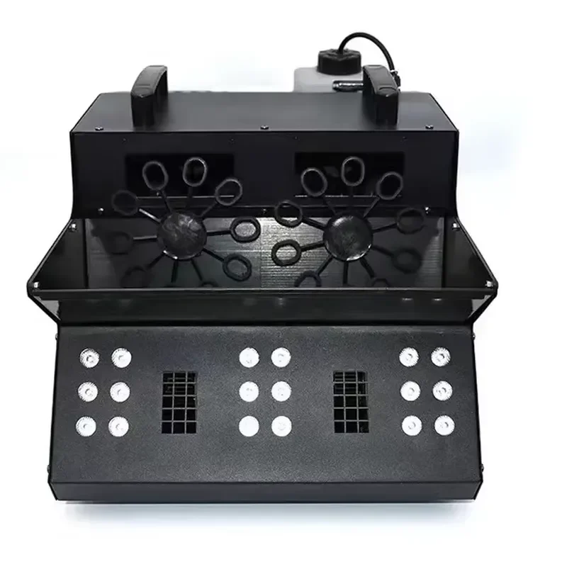 for Low Price 3500W Bubble Machine with 18 RGB LEDs Smoke Effect for Wedding Bar Party Stage Nightclub Table Special Effects