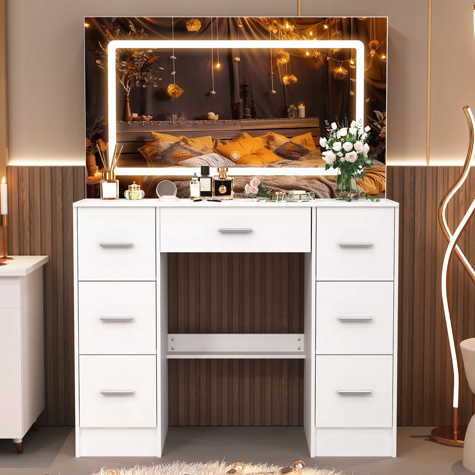 Witte moderne kaptafelset met - Office Furniture Now recensie en prijs