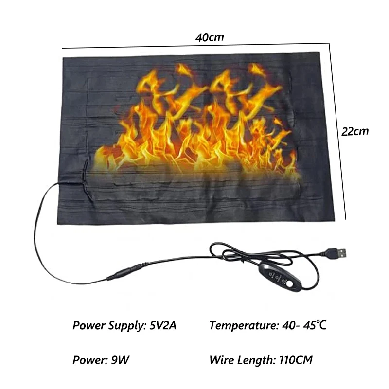 USB Electric Heating Pad Leather Home School Office Travel Lunch Box Milk Water Cup Warmer Gasket 5V 12V Pet Warm Heater Plate