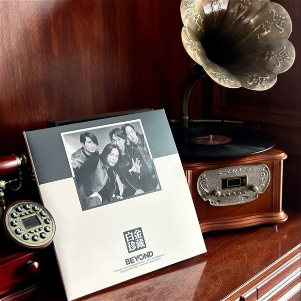 مجموعة أغنية كلاسيكية من بيوند وونغ كا كوي، قرص فونوغراف عتيق من الفينيل الأسود مقاس 12 بوصة #4