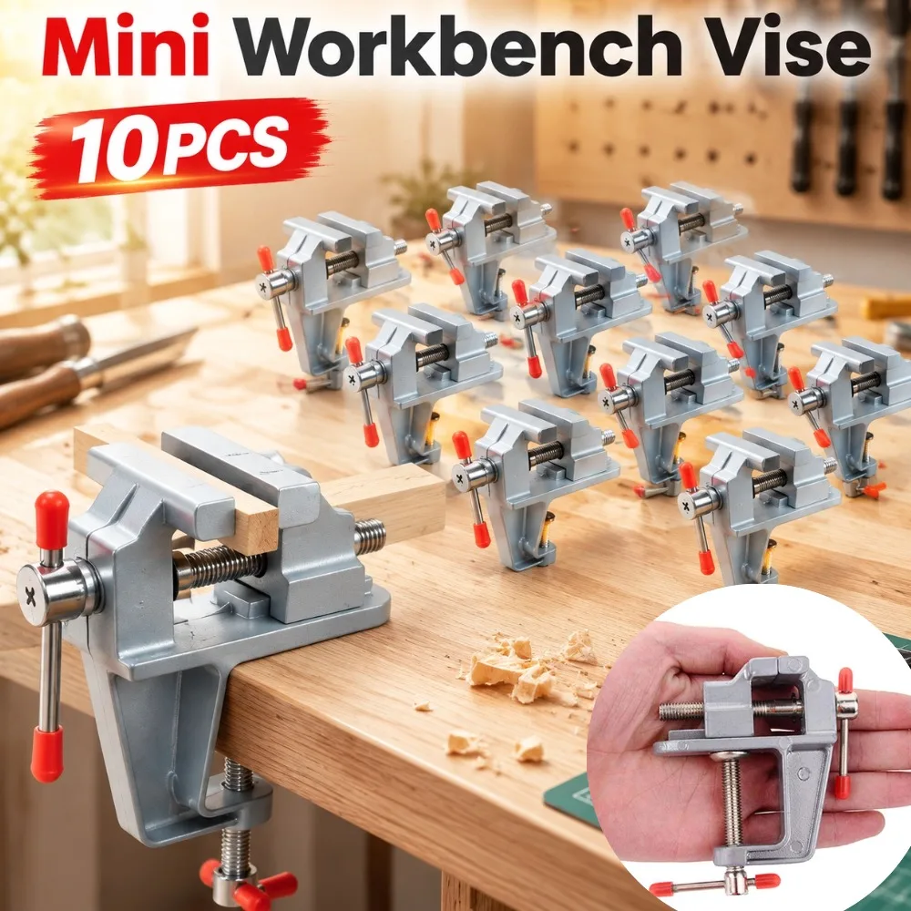 1-10pcs Mini Workbench Vise with 3.5