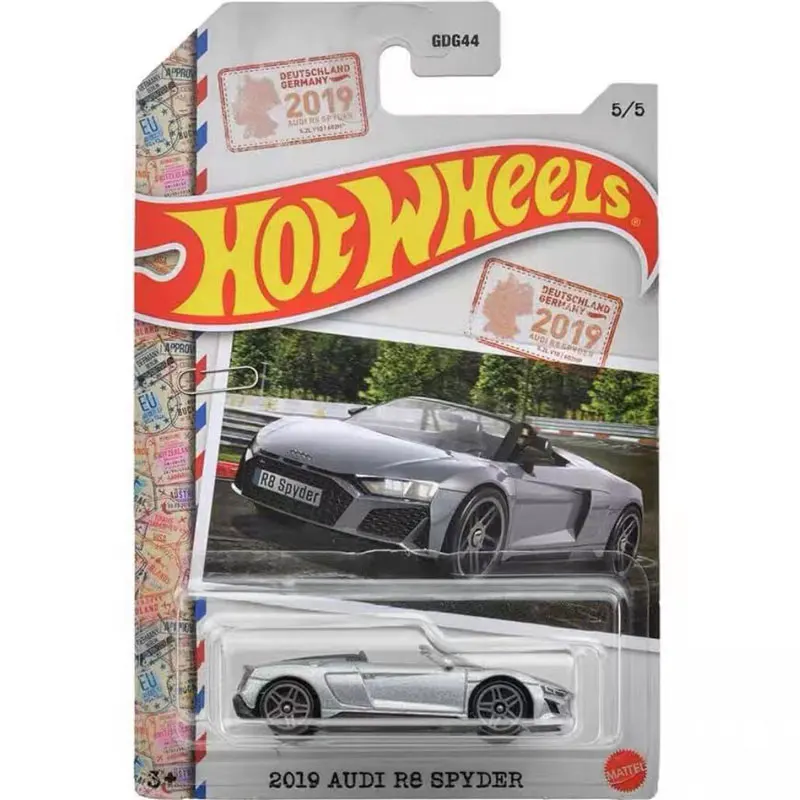 Hot Wheels GDG44 Stamp set  McLAREN SENNA/LAMBORGHINI/ASTON MARTIN/FORD GT/AUDI R8 1/64Scale Die-Cast Model Car