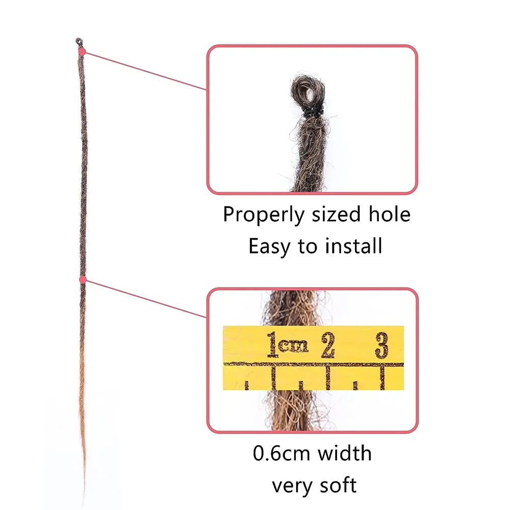 5 Root/pack 24 pollici Dreadlock estensioni dei capelli parrucche sintetiche crochet intrecciare i capelli donne africane Hip hop Single Ended Dreads hair