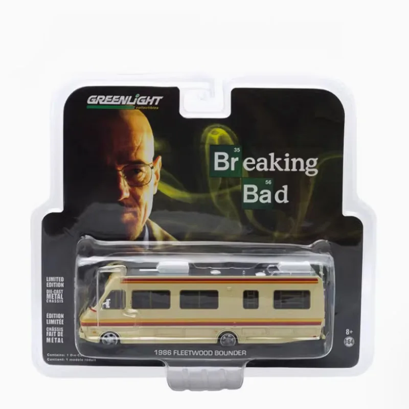 Greenlight 1/64 1986 Fleetwood จําลองรถจําลอง STATIC คอลเลกชันตกแต่งวันหยุดของขวัญของเล่นของขวัญของที่ระลึก