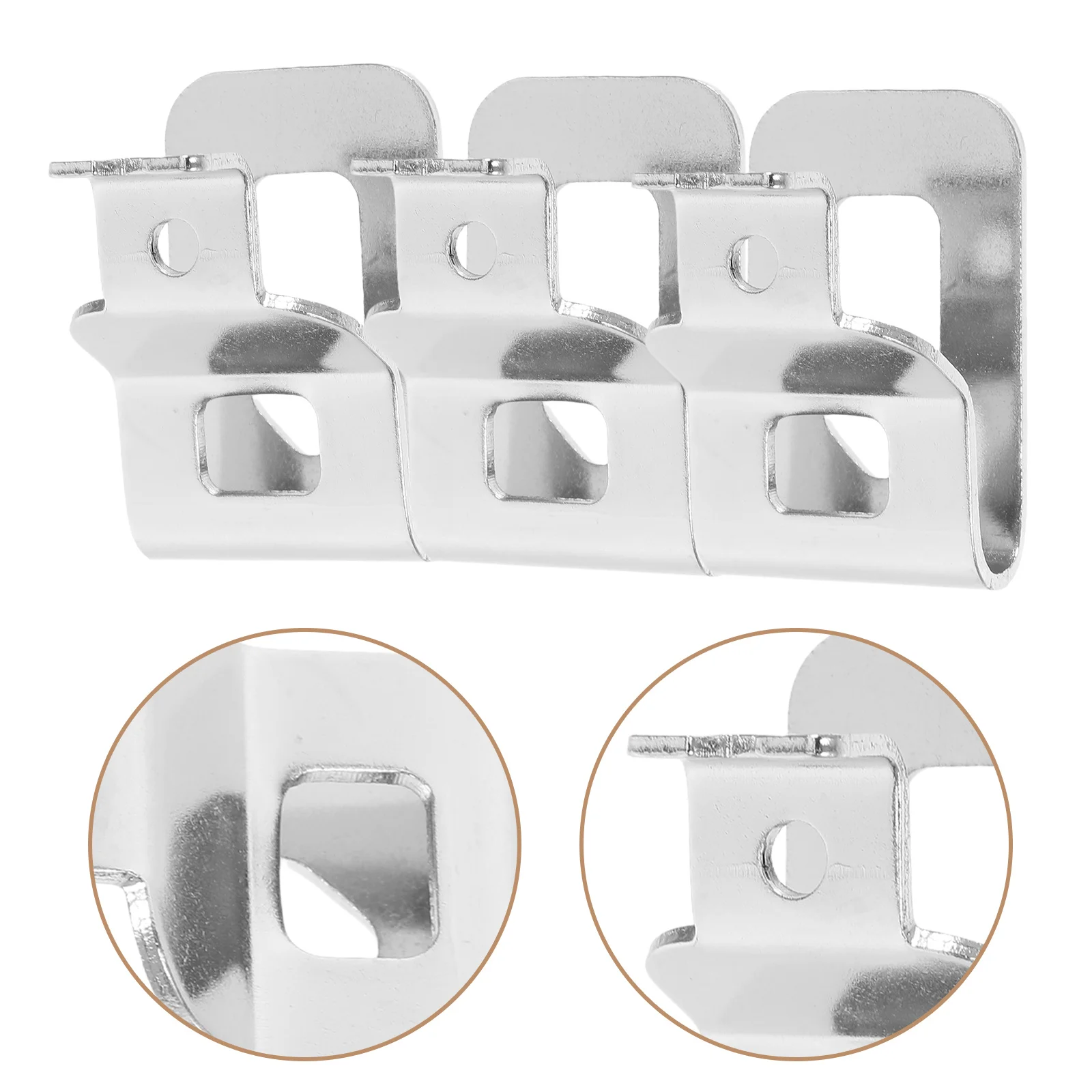 

10Pcs Tool Belt Buckle Metal Drill Driver Hook Screws Replacement Belt Clip Power Drill Screwdriver Wrench Holder