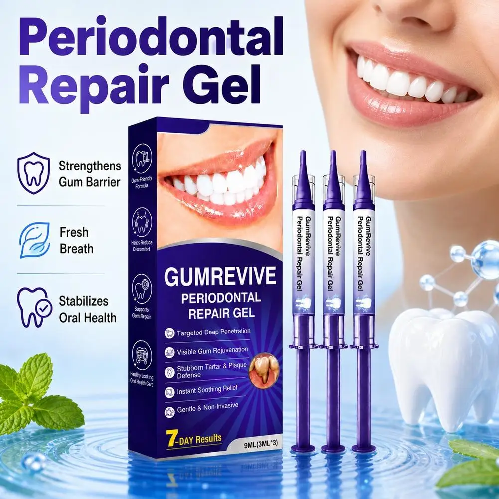 3mlx3 Periodontal Repair Gel Strengthen Gum Barrier Fresh Breath Gum Revive Oral Care Gel Reduce Tartar Plaque Oral Gel