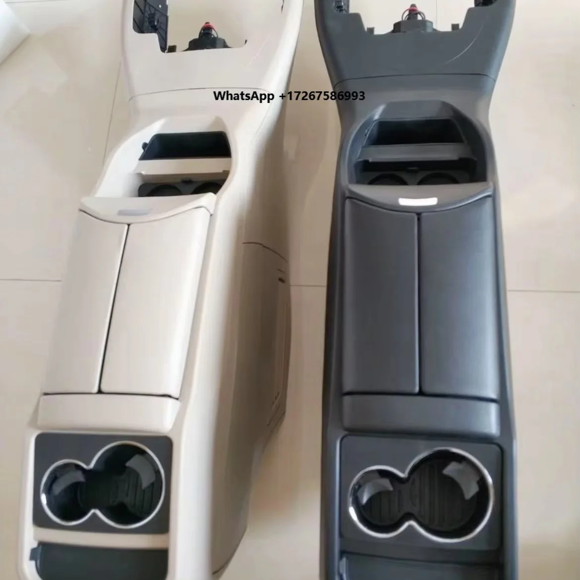 Acessórios de Luxo para Interior de Carro para Benz W447 V250 V260, Mesa de Console