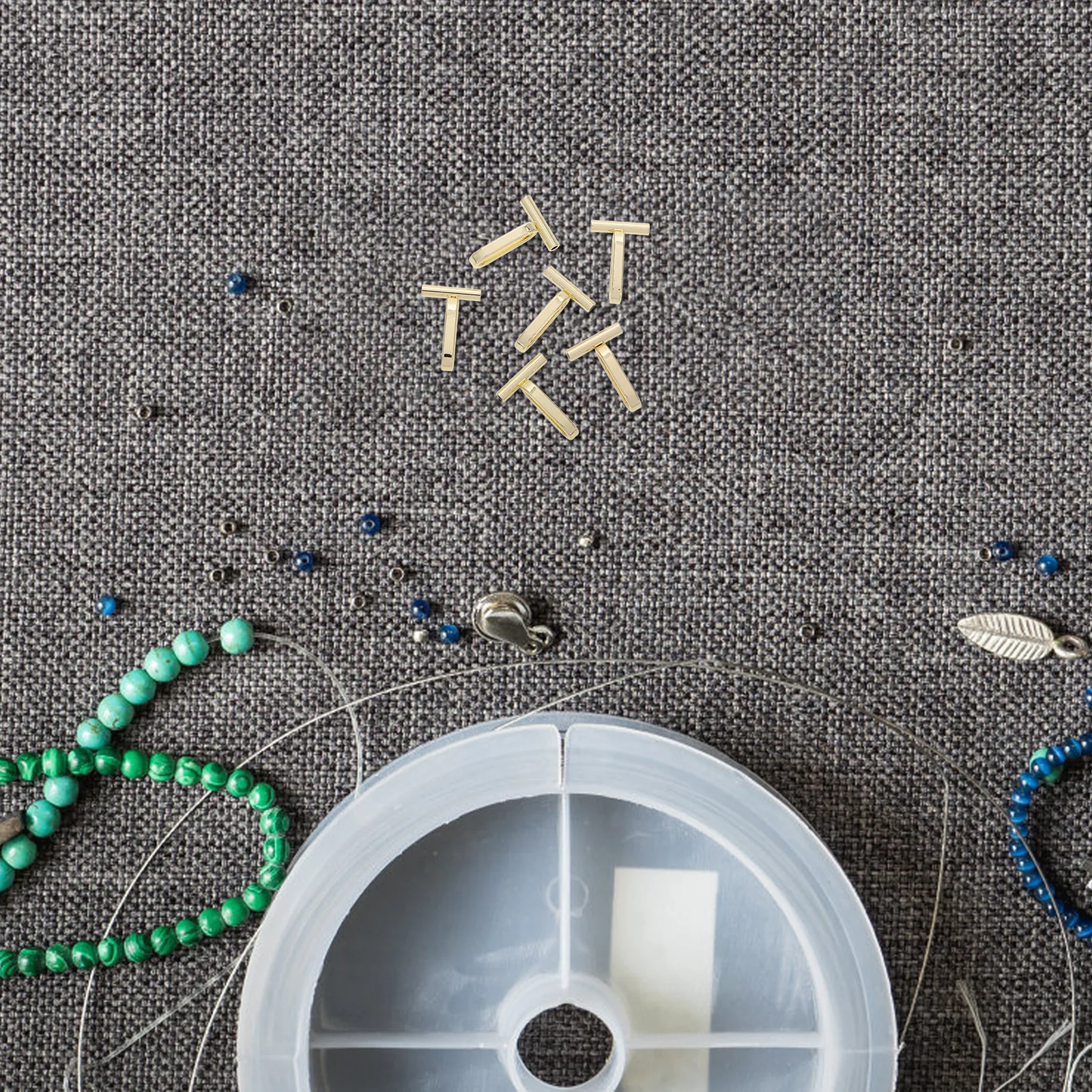 

6Pcs Brooch Converter Stainless Steel Mini Pin Converters for Necklace DIY Crafting Material Versatile Clothing Accessory