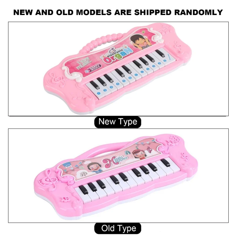 Electronic Piano Toy Baby Children Early Educational Childhood Music Toy Girl GiftPink