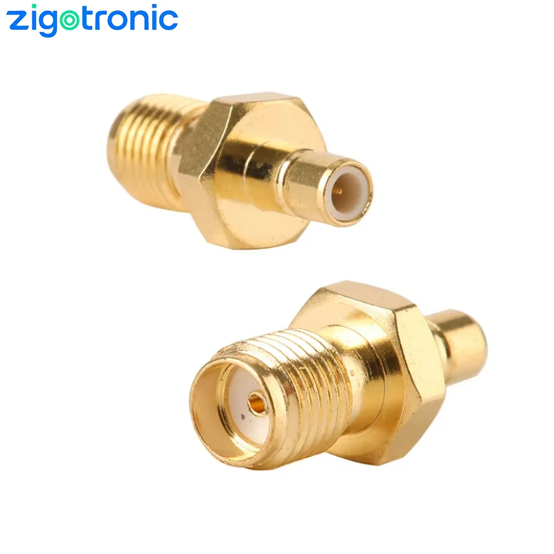 Zigotronic SMA to SMB Antenna Adapter Low Loss SMA Female to SMB Male Connector Coax Cable Radio Adapter for Car Aerial Antenna