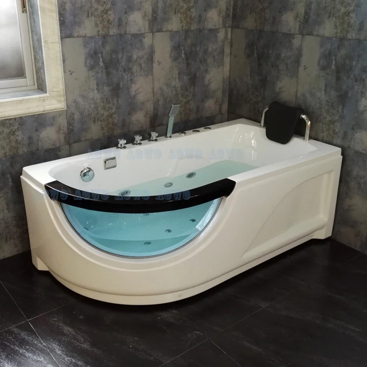 1 Person Jakuzzi Whirlpool Bathtub, Embedded Style Inflatable Hot Tub Bath Design Home Use