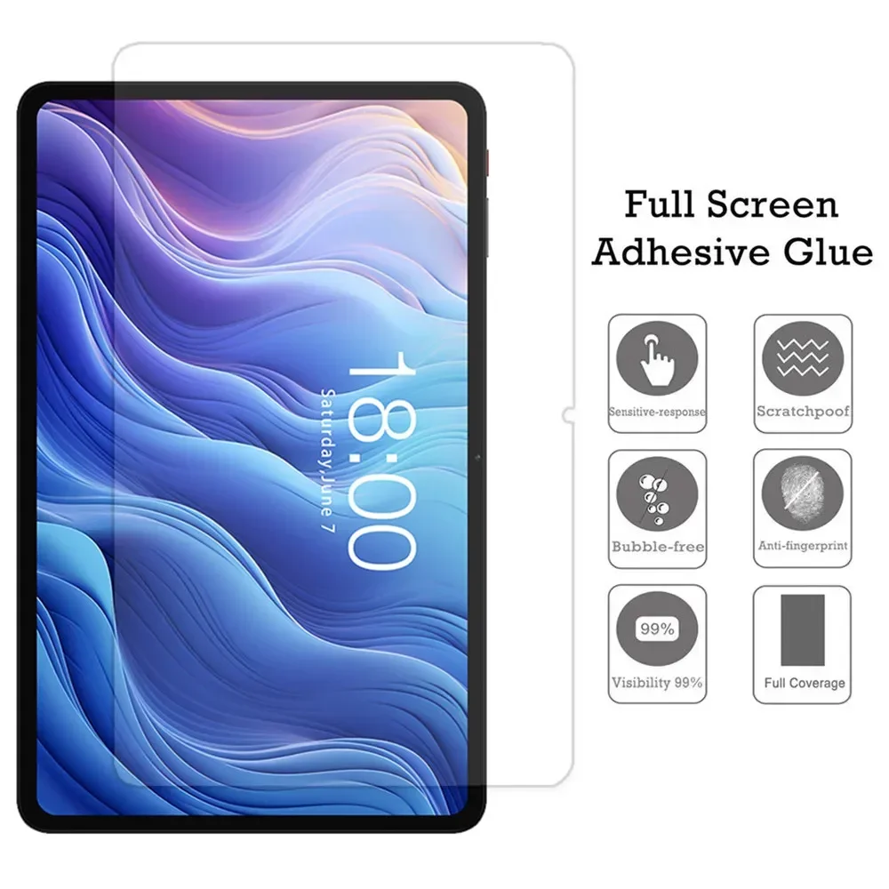 Защитные пленки для Teclast T60 12 дюймов, 2023, закаленное стекло, толщина 0,33, высокая прозрачность, устойчивая к царапинам защитная пленка