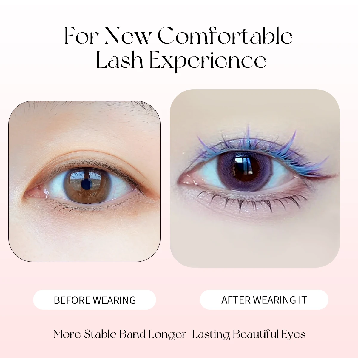 1 Pair Blue Mink Colored False Eyelashes Fluffy Strip Lashes For Cosplay Halloween Party Makeup Dramatic Wholesale Colorful Lash