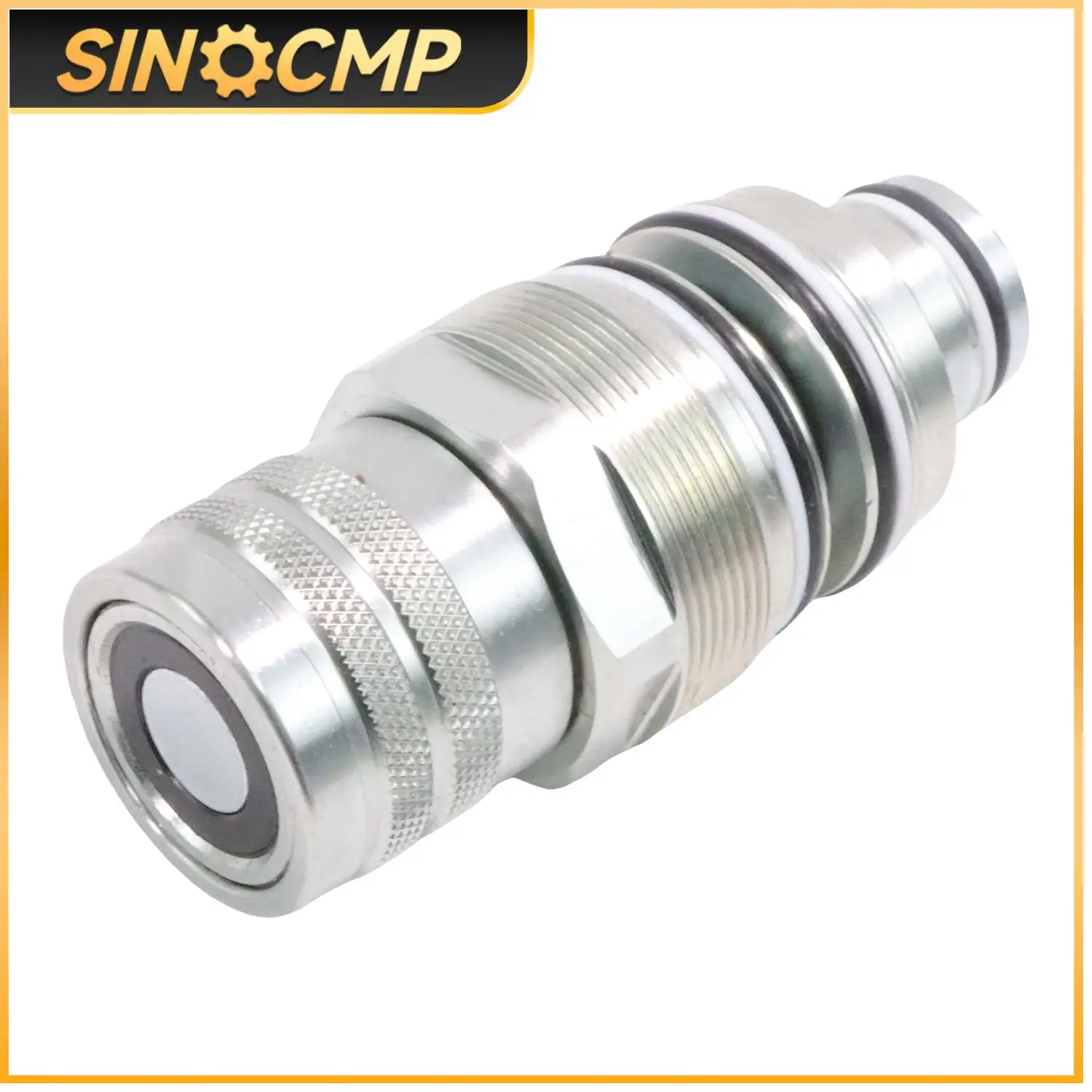 1PC 6680018 Hydraulic Quick Connect Coupler 46mm Thread for Bobcat 753-883/ A220 - A770/S130 - S770/T140 - T870