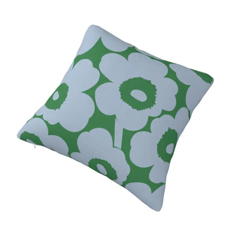 Custom Little Poppy Print Pillow Case 45x45cm Fashion Modern Style Chair Cushion Cover Square Pillowcase