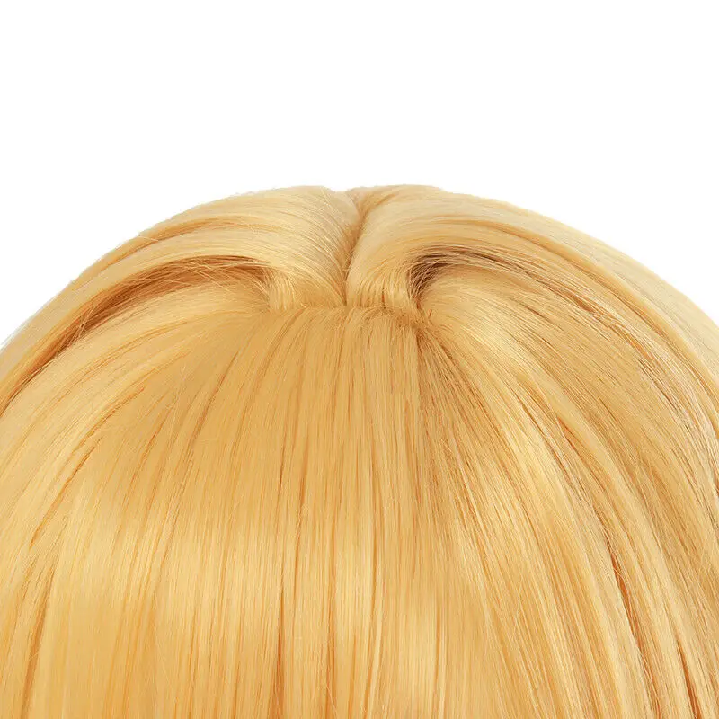 Genshin Impact Ying คอสเพลย์วิกผม Traveler Kong คอสเพลย์ Golden Blonde Wigs