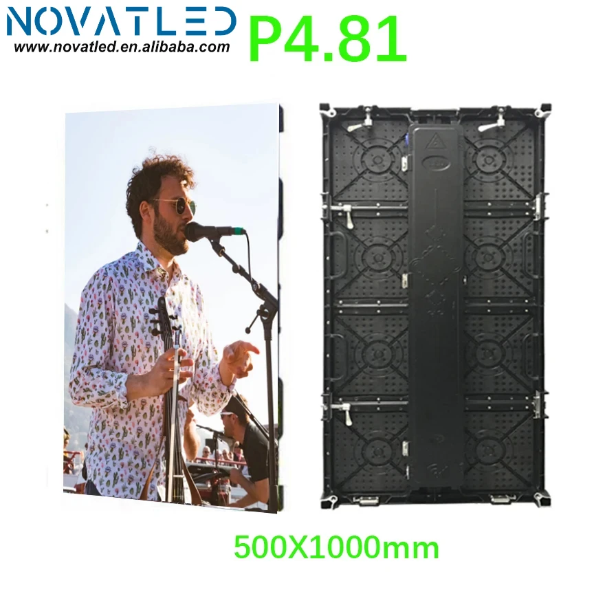 Video Wall Panel Led Display Module P4.81 Outdoor Full Color 250x250mm smd black led module high resolution p4.81 p3.91 p2.976