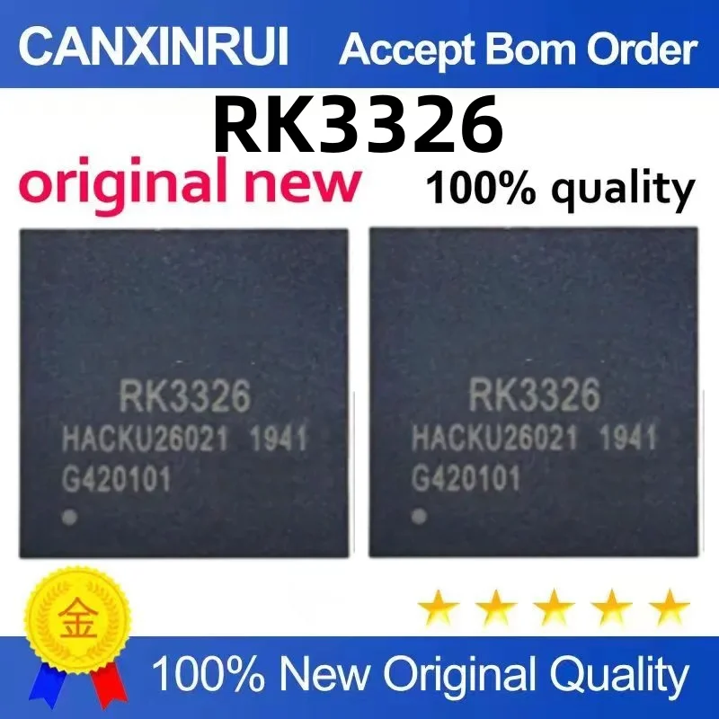 RK3326 BGA418 package integrated circuit flat panel main control chip IC Android quad-core processor