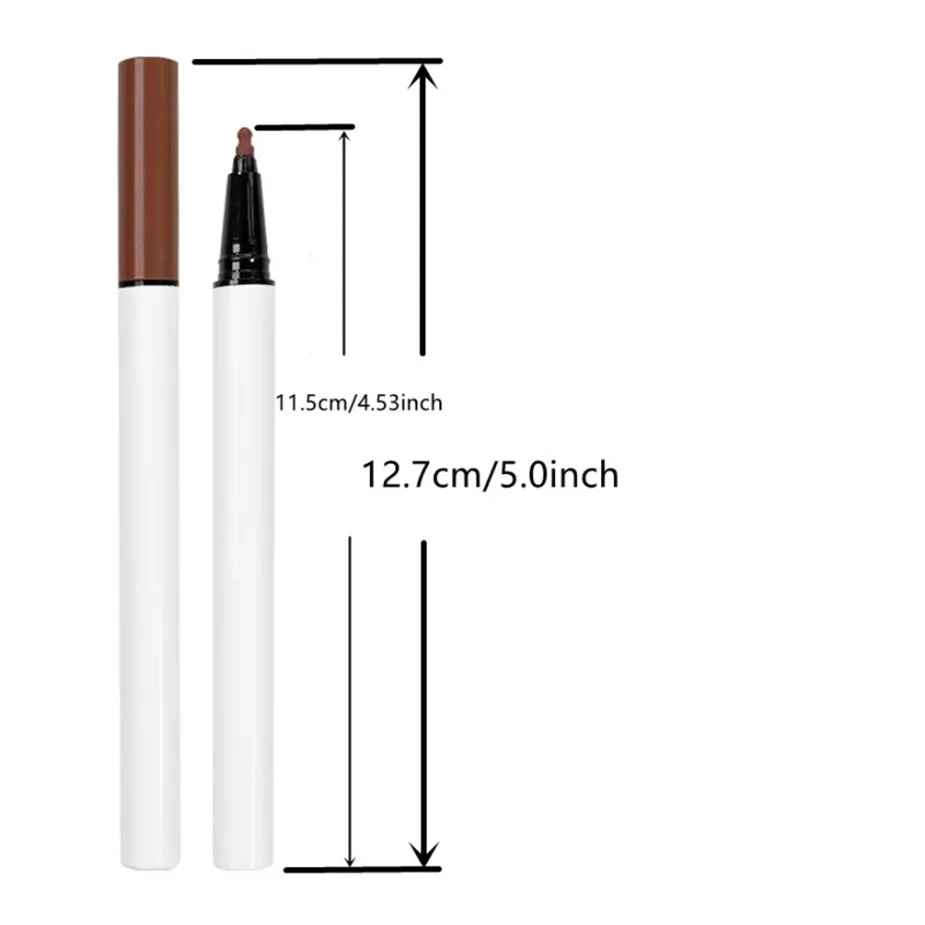 ฉลากส่วนตัวโลโก้ที่กําหนดเองมังสวิรัติ 4 สี Liquid Lip Liner Matte กันน้ําติดทนนานใช้งานง่ายขายส่งแต่งหน้า Lip Pencil