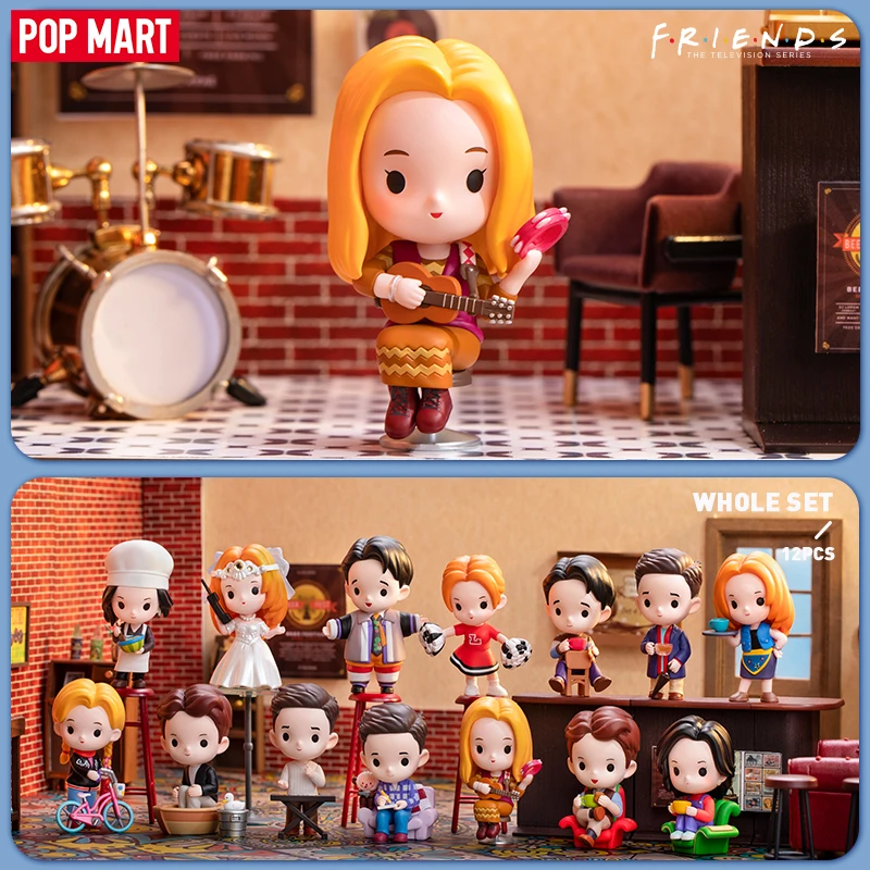 POP MART Friends The Television Series Blind Box Toys Guess Bag Mystery Box Mistery Caixa Action Figure Surpresa Model Birthday