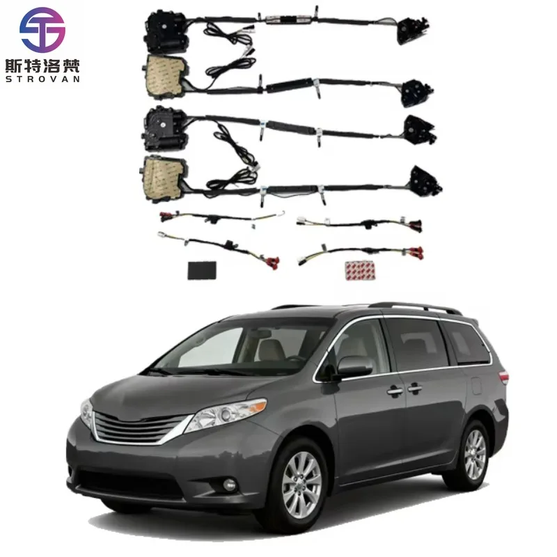 STLF CLRAK جديد لسيينا 12-17 نمط نمط (الباب الأمامي) قفل الباب الكهربائي باب شفط كهربائي للتحديث/الترقية #1