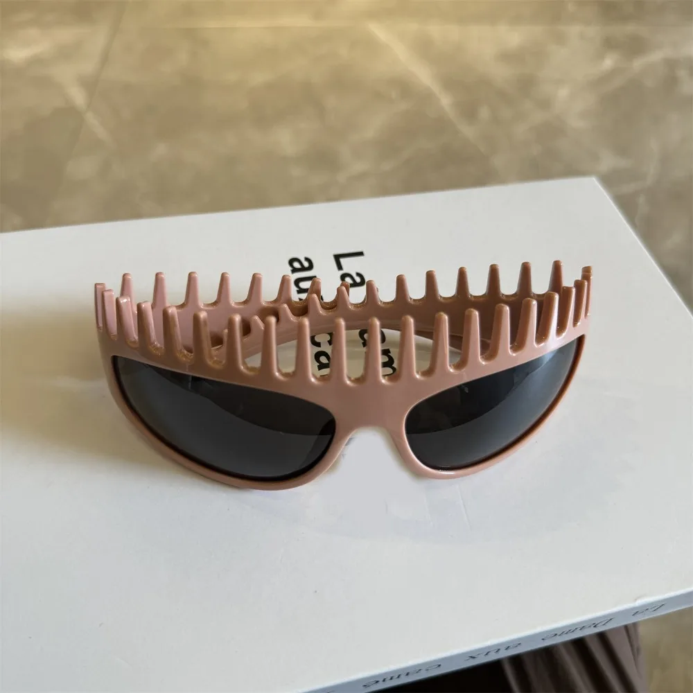 

Elegant Comb Shaped Sunglasses Headband Sunscreen Sunshade Glasses Hair Band Leopard Print Hairband Women Hair Hoop Women