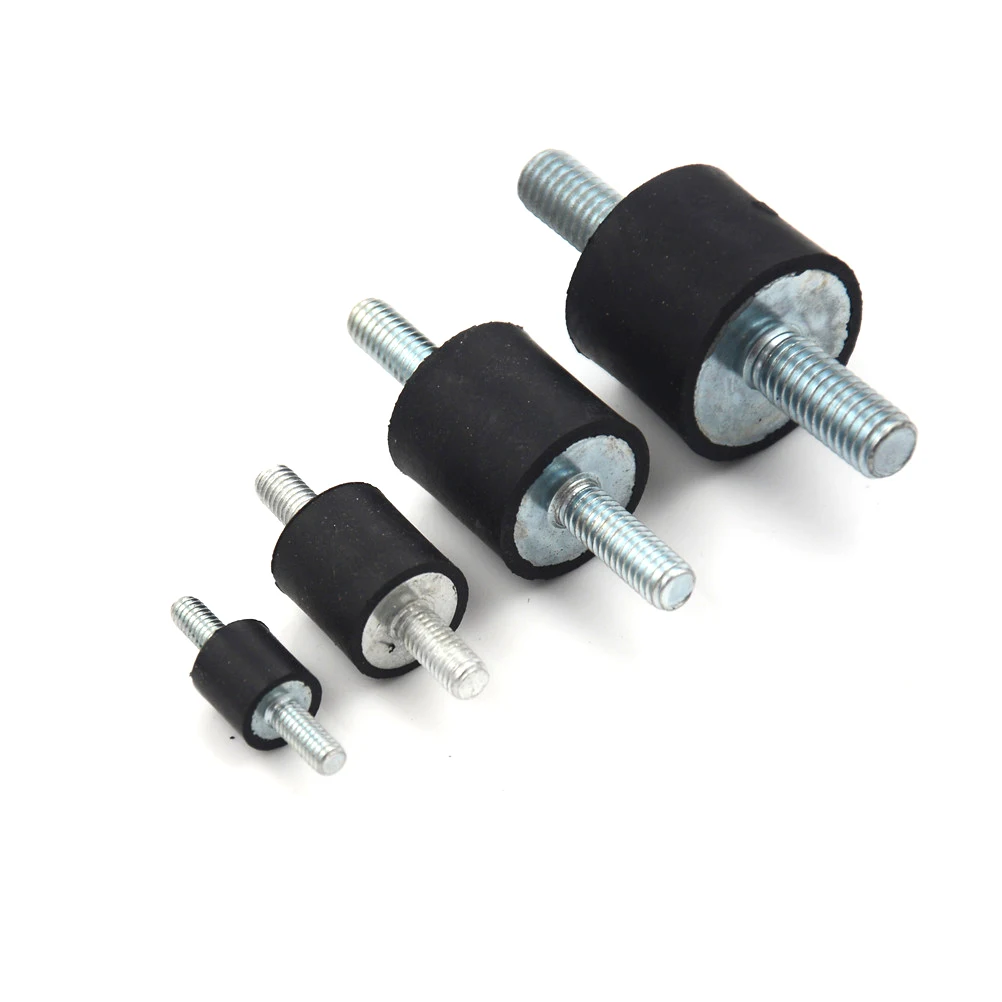4pcs M4 M6 M8 Anti Vibration Silentblock Boat Car Bobbin Rubber Mounts Male Tools
