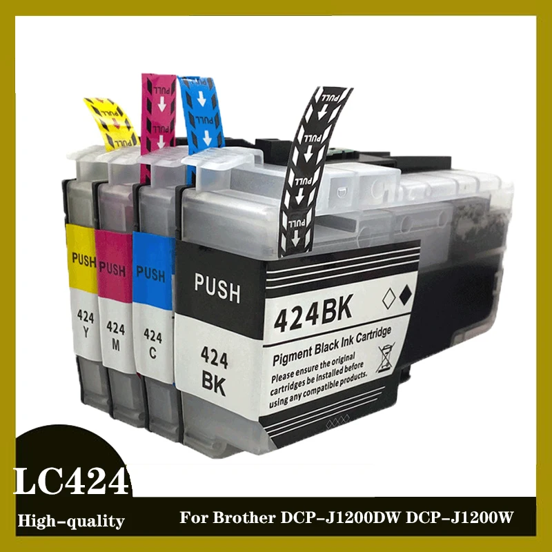 

LC424 Standard LC-424 Compatible Ink Cartridge For Brother DCP-J1200DW DCP-J1200W DCP-J1200WE printer【North America】