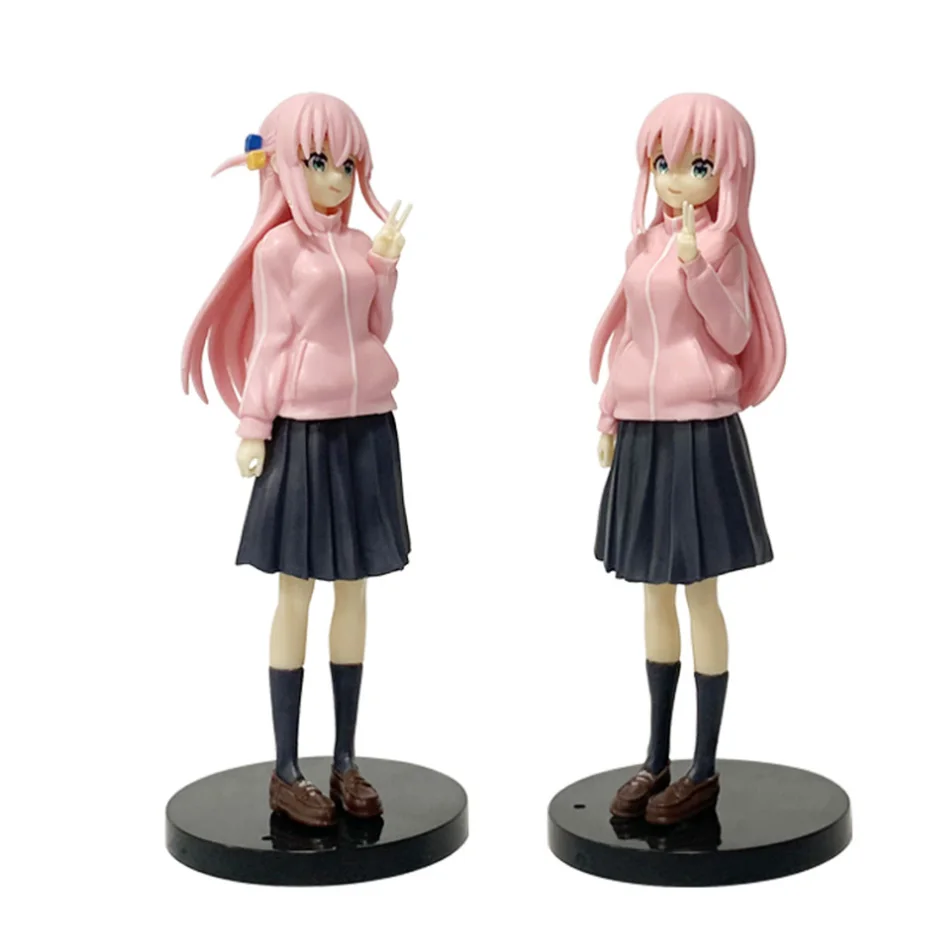 10-16cm BOCCHI THE ROCK Gotoh Hitori Anime Figure Gotoh Hitori Action Guitarist Girl Figure Desktop Collections Model Doll Toys