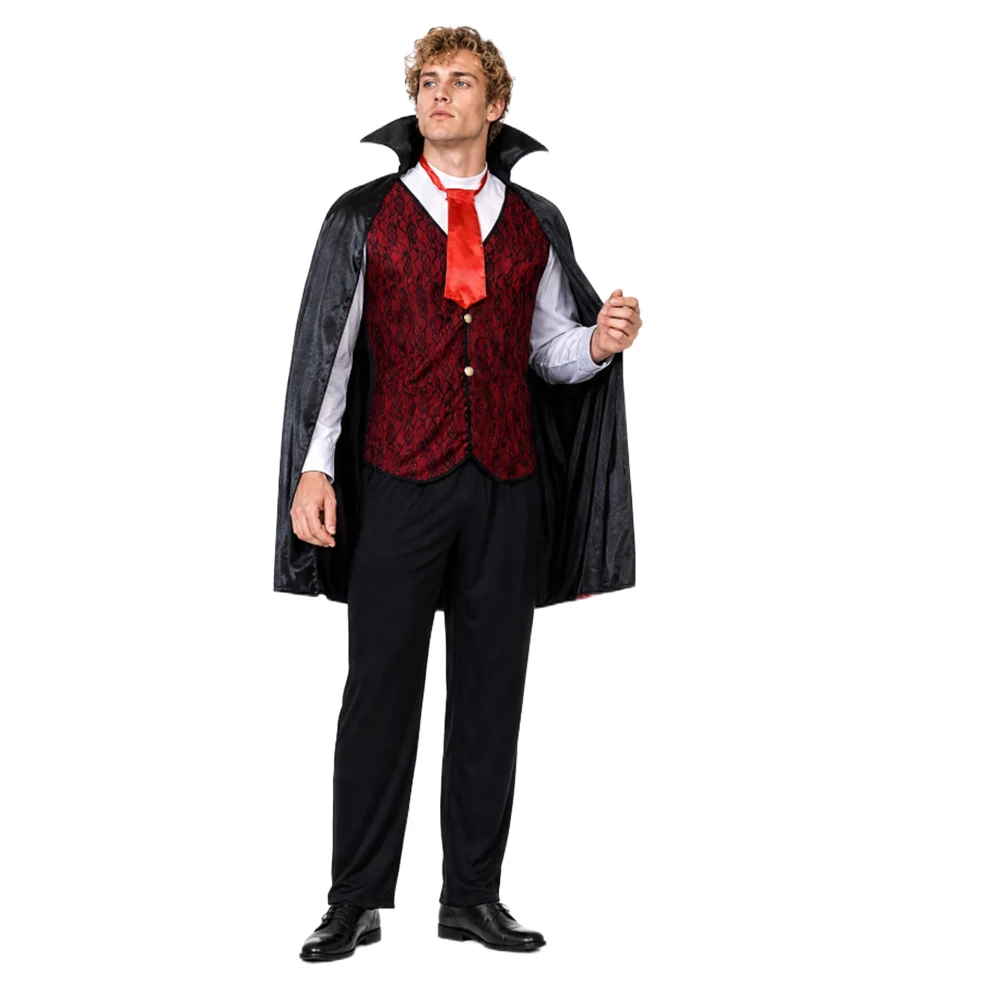 Costume Vampire Gentleman Homme – Ensemble avec Cape – photo 12