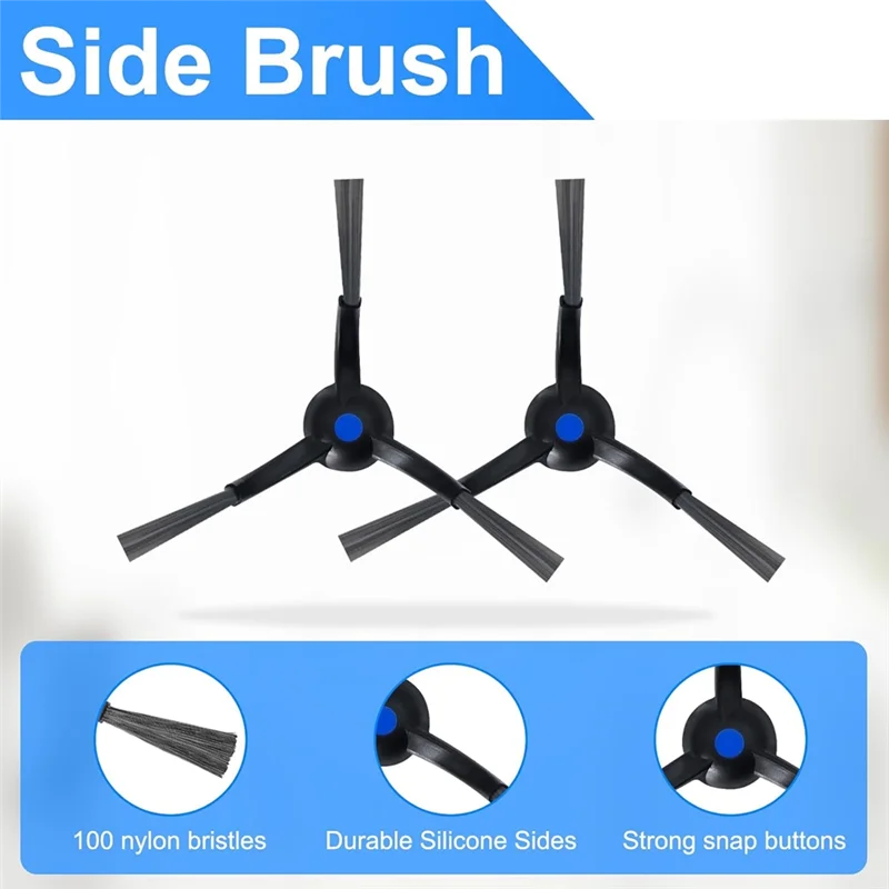 YCOC-15Pcs Vacuum Cleaner Accessories For Ecovacs Deebot X8 PRO OMNI Robot Vacuum Cleaner