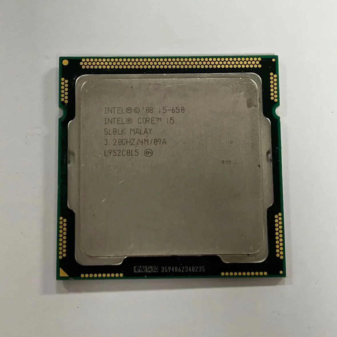 

Intel Core i5-650 SLBLK i5 650 Dual-Core CPU 3,2 GHz 4M 73W LGA 1156 procesador