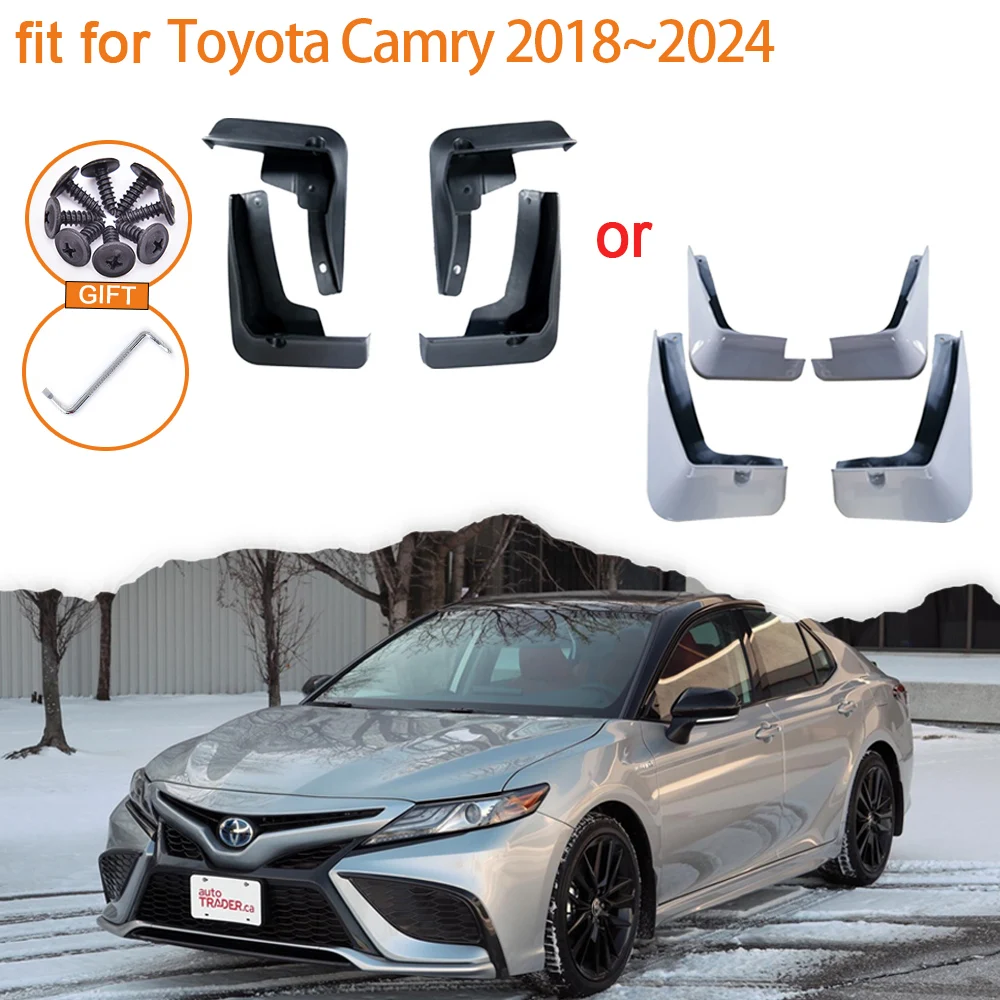 

Mud for Toyota Camry 70 XV70 2024~2018 2019 2020 2021 2022 2023 Car Accessories Mudflap Front Rear Anti-splash Mudguards Fender