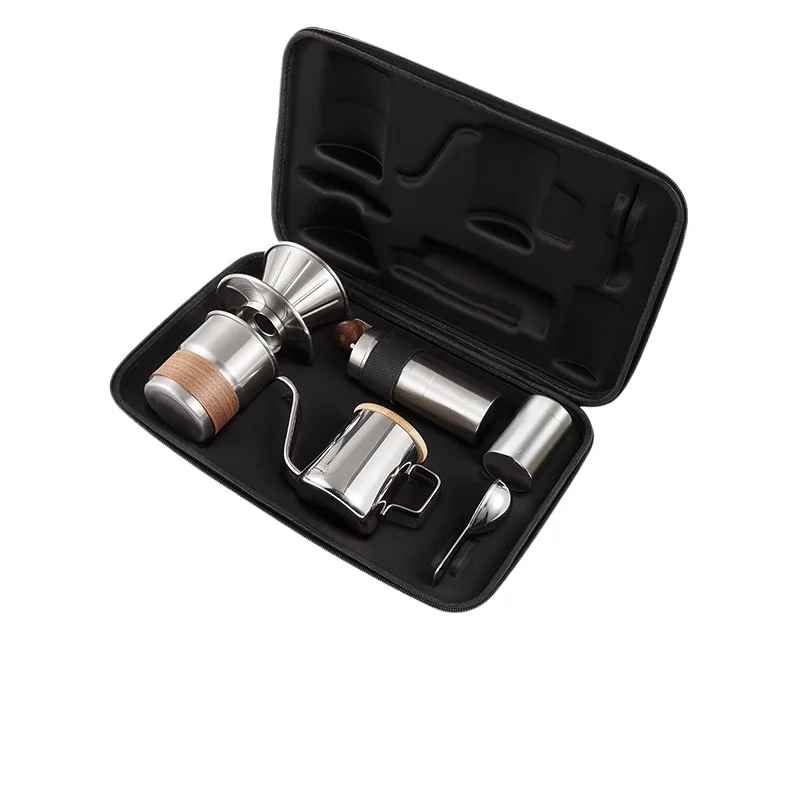 For Hand Brewed Coffee Set Outdoor Camping Coffee Equipment Portable Travel Coffee Maker Hand-ground  Machine